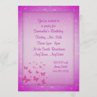 Invitations de Imaginaire de papillons