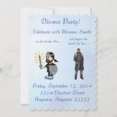 Invitations de Invitations Funny Divorce Party (Dos)