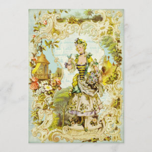 Invitations de jardin de papillon de Versailles