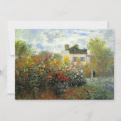 Invitations de jardin Monet Rose (Devant)