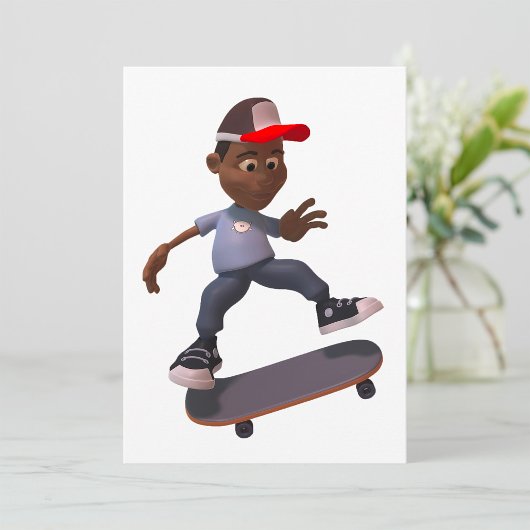 Invitations De Jeunes À Faire Du Skateboard