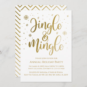 Invitations de Jingle et Mingle