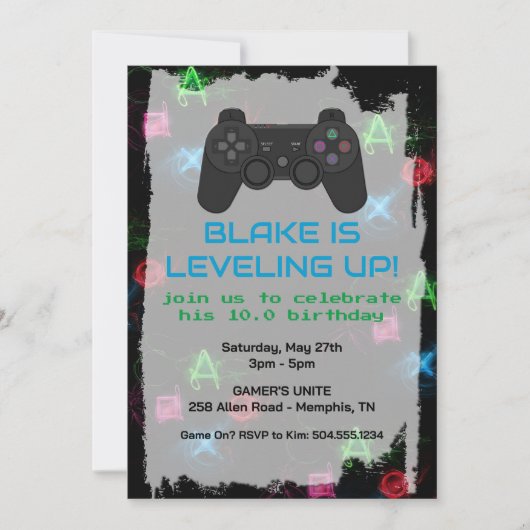 Invitations de joueurs, Invitations de jeux, Invit (Devant)