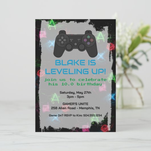 Invitations de joueurs, Invitations de jeux, Invit (Debout devant)