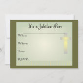 Invitations de jubilé de nonnes (Dos)