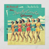 Invitations de la Bachelorette Getaway Party (Devant / Derrière)