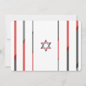 Invitations de la barre de photos moderne Mitzvah  (Dos)