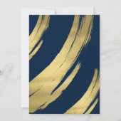 Invitations de la Chic Men Gold Navy 43e anniversa (Dos)