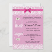 Invitations de la dentelle de la mariée de la douc (Devant)