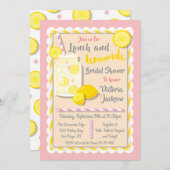 Invitations de la douche nuptiale à midi et à la l (Devant / Derrière)