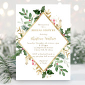 Invitations de la douche nuptiale de Noël