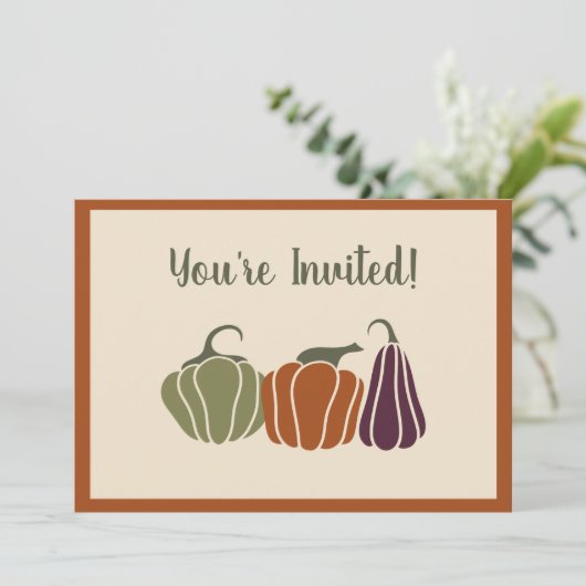 Invitations de la fête d'action de grâce (Debout devant)