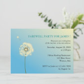 Invitations de la fête d'adieu de vol (Debout devant)