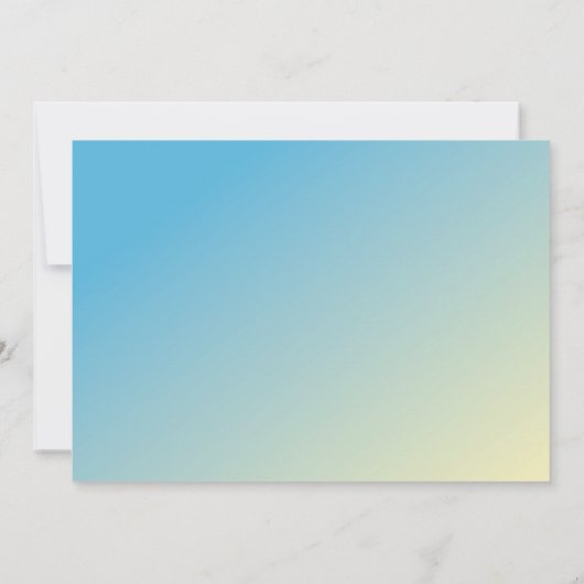 Invitations de la fête d'adieu de vol (Dos)