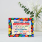 Invitations de la fête d'anniversaire de Bouncy Ba (Debout devant)