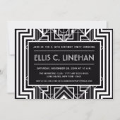 Invitations de la fête d'anniversaire de la Geomet (Devant)