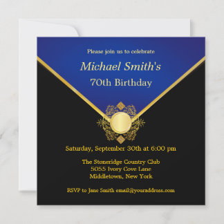 Invitations de la fête d'anniversaire de l'emblème