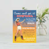 Invitations de la fête d'anniversaire de l'Ouest (Debout devant)