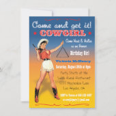 Invitations de la fête d'anniversaire de l'Ouest (Devant)