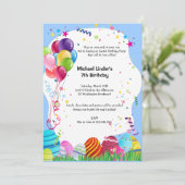 Invitations de la fête d'anniversaire du dimanche  (Debout devant)