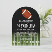 Invitations de la fête d'anniversaire du football (Debout devant)