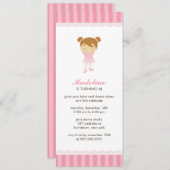 Invitations de la fête de ballet (Devant / Derrière)