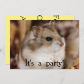 Invitations de la fête de Chibby (Devant / Derrière)