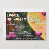 Invitations de la fête de danse Sweet sixteen (Devant)