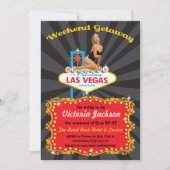 Invitations de la fête de départ de Las Vegas Week (Devant)