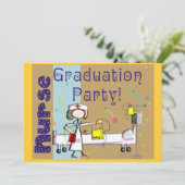 Invitations de la fête de diplôme d'infirmière (Debout devant)