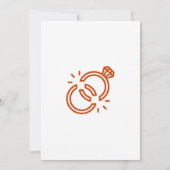 Invitations de la fête de divorce : Fermeture de l (Dos)