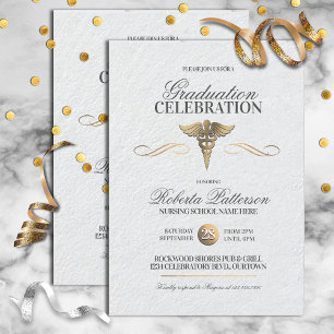 Invitations de la fête de fin d'études en soins in