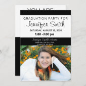 Invitations de la fête de graduation, Coronavirus (Devant / Derrière)