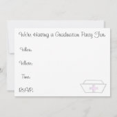Invitations de la fête de graduation des infirmièr (Dos)