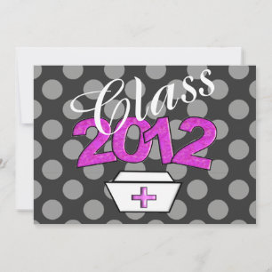 Invitations de la fête de graduation des infirmièr
