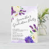 Invitations de la fête de graduation florale de Bo (Debout devant)