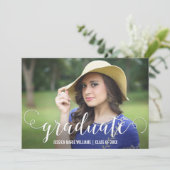 Invitations de la fête de graduation moderne (Debout devant)