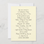 Invitations de la fête de graduation vintage Poupé (Dos)