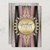 Invitations de la fête de la Bachelorette de Bohêm (Devant / Derrière)