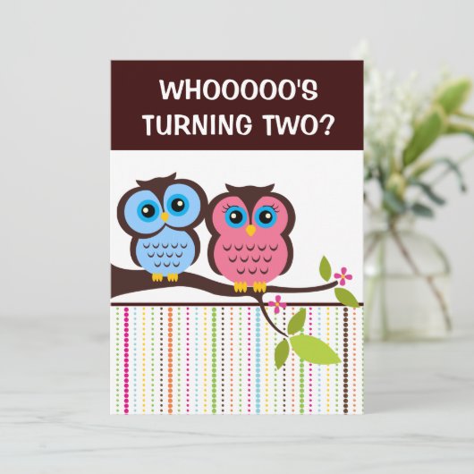 Invitations de la fête de la Chouette du 2e annive (Debout devant)