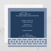 Invitations de la fête de la fête d'Hanoukka (Devant / Derrière)