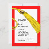 Invitations de la fête de la graduation créative (Devant)