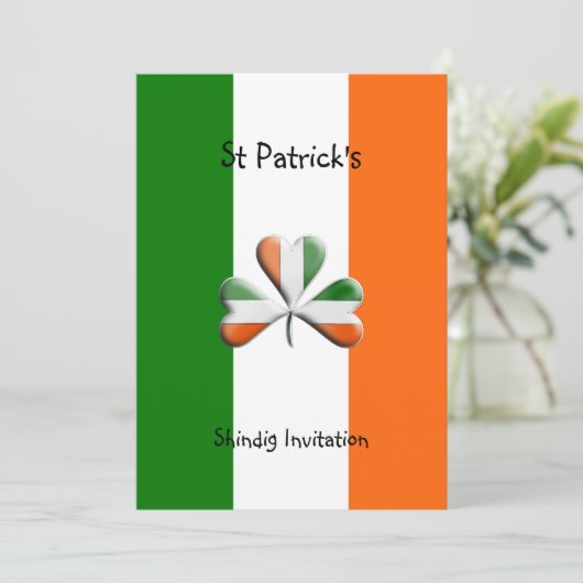 Invitations de la fête de la Saint Patrick (Debout devant)