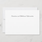 Invitations de la fête de l'Anniversaire Mariage v (Dos)