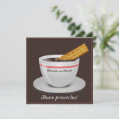 Invitations de la fête de l'église de chocolat (Debout devant)