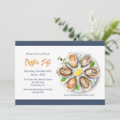 Invitations de la fête de l'huître (Debout devant)