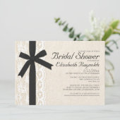 Invitations de la Fête de l'mariée de la dentelle (Debout devant)