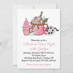 Invitations de la fête de Noël