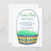 Invitations de la fête de Pâques (Devant / Derrière)