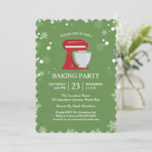 Invitations de la fête de pâtisserie (Debout devant)